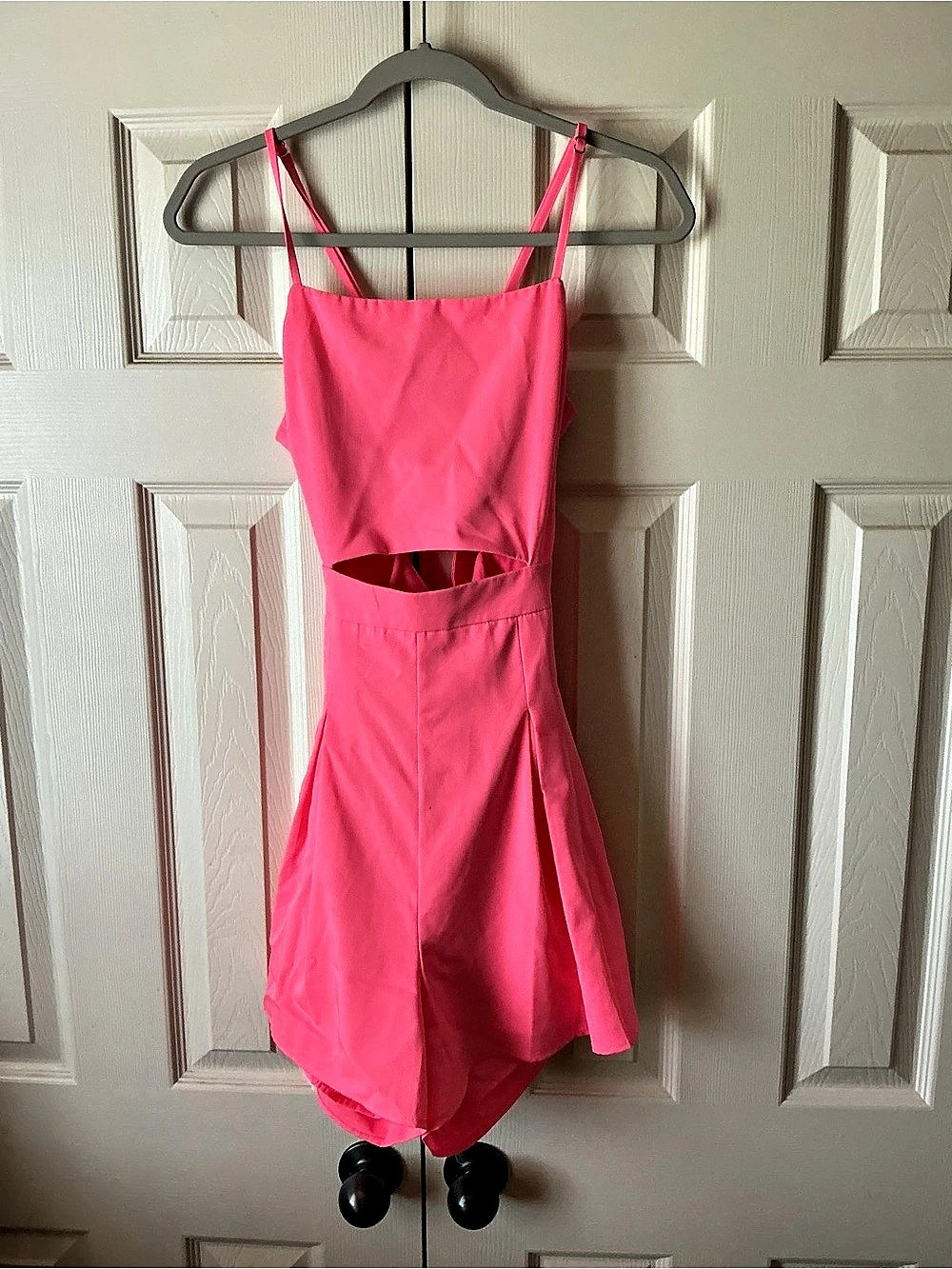 Main Strip Pink Mini Dress NWT